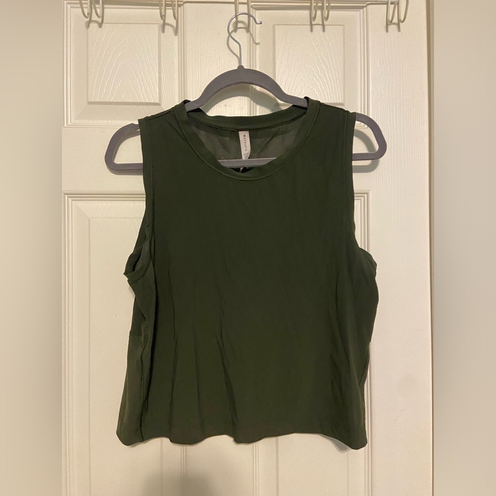 Olive Green Athleta tank top